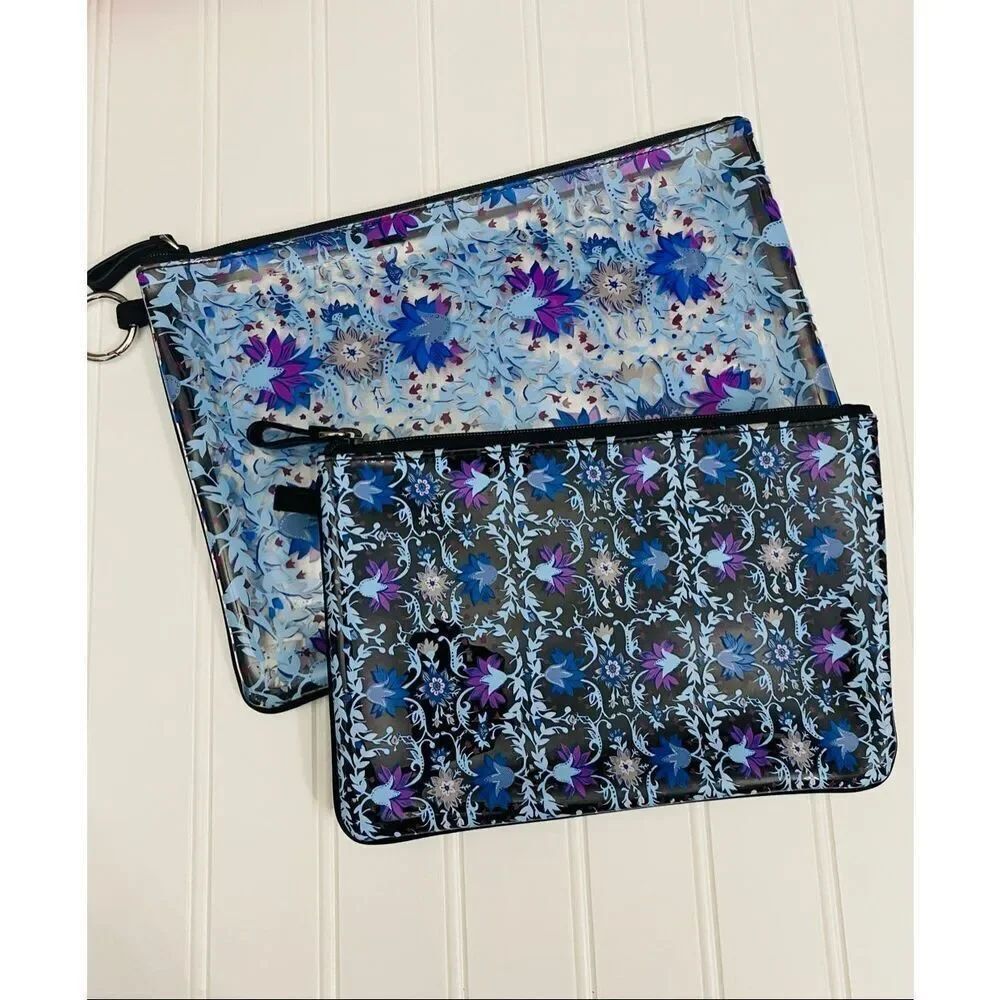 Vera Bradley Makeup Cosmetics Travel Tote Pouches